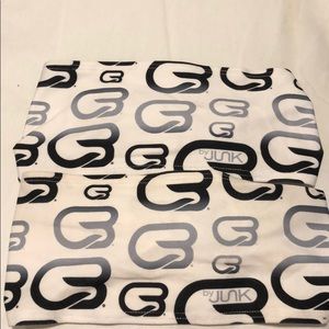 White Black Gray Junk Headband